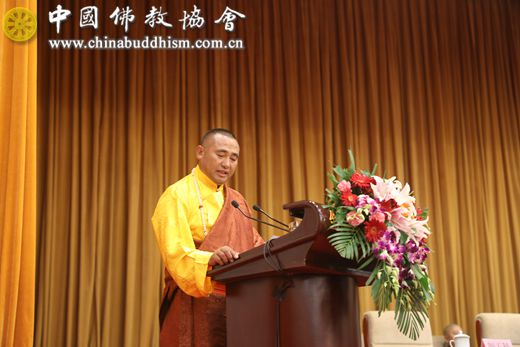 6 中国佛教协会副会长东宝·仲巴呼图克图作交流发言.jpg