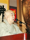 中国佛学院举行“庆校庆迎新年演讲会暨书法展”