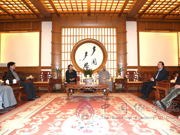 河北省民族宗教事务厅张星处长来访我院