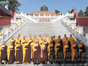 我院2016级新生朝拜佛牙舍利、参观抗日战争纪念馆