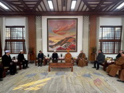 中国伊斯兰教协会会长杨发明前来中国佛学院调研访问
